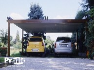 TETTOIE IN LEGNO PER AUTO